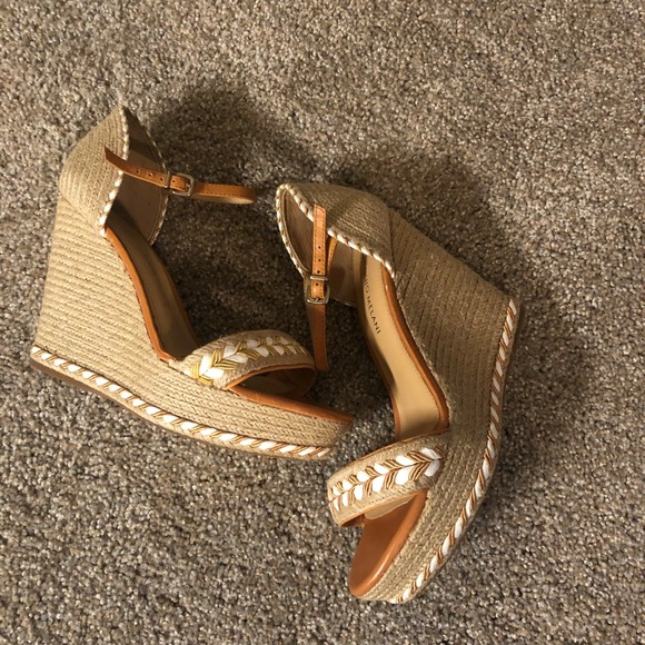 NEW Antonio Melani Twine Wedges - Picture 3 of 5